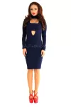 Rochie bleumarin dama 1040